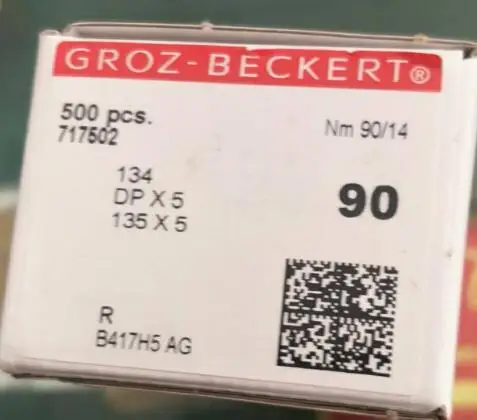 500 шт. оптовая продажа оригинальные швейные иглы Groz Beckert DPX5 DP X 5 135X5 134 предлагаемые