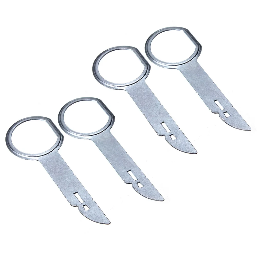 

4Pcs Vehicle Auto Radio Car CD Stereo Radio Removal Release Keys Extraction Tools Pins Repair Tool for VW Audi GHMY