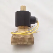 220VAC Электрический Соленоидный клапан Вода Воздух N/O 1/" нормально открытого типа