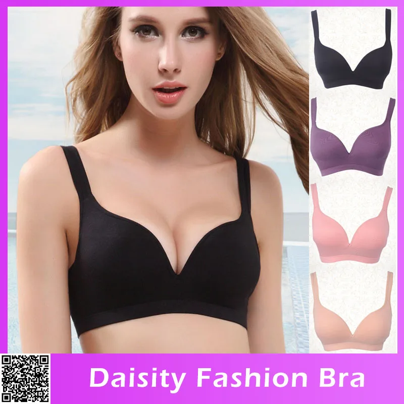 Green Sports Bra Padded Push Up Sports Bra Women Seamless