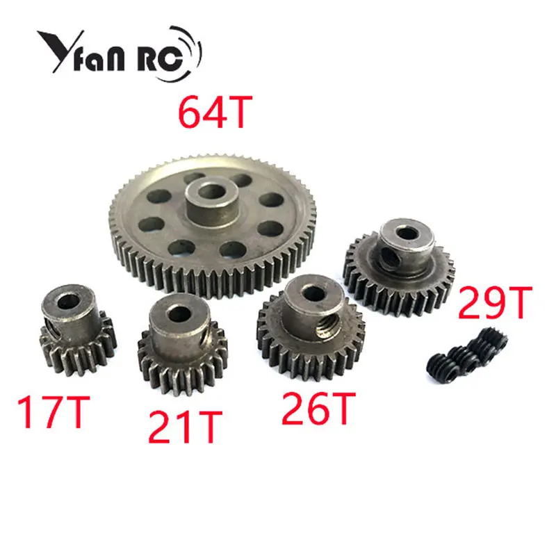 Yfan RC HSP 1:10 11184 стальные металлические шпоры различные основные шестерни