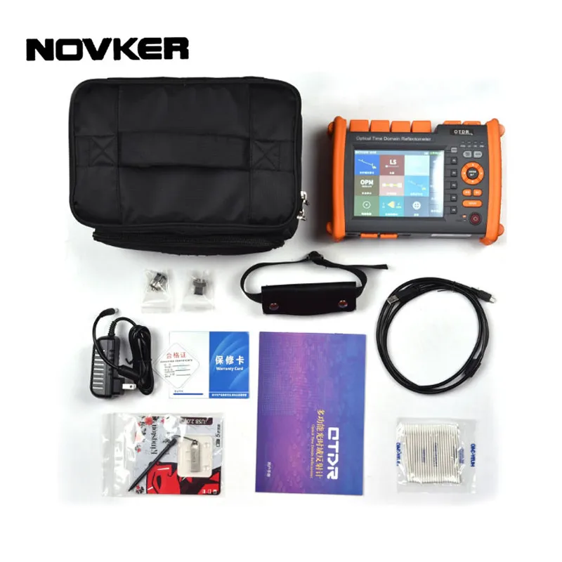 Novker NK5600 OTDR 30/32DB 80 км 1310/1550nm с VFL OPM светильник источник Волоконно-оптический рефлектометр DHL