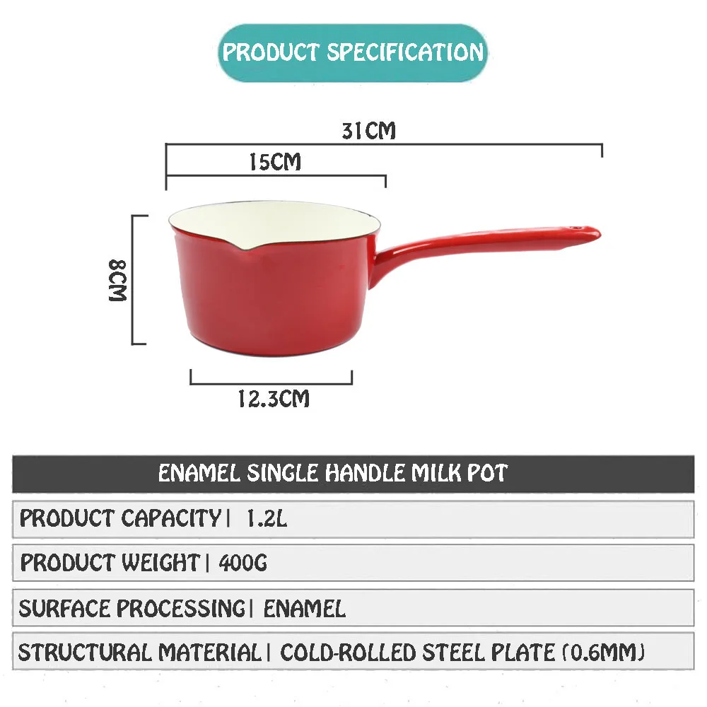 15 см портативный мини-горшок для молока с антипригарным покрытием, кастрюля для приготовления горячего молока, добавка для детского питания, яичница, кухонный практичный инструмент для приготовления пищи
