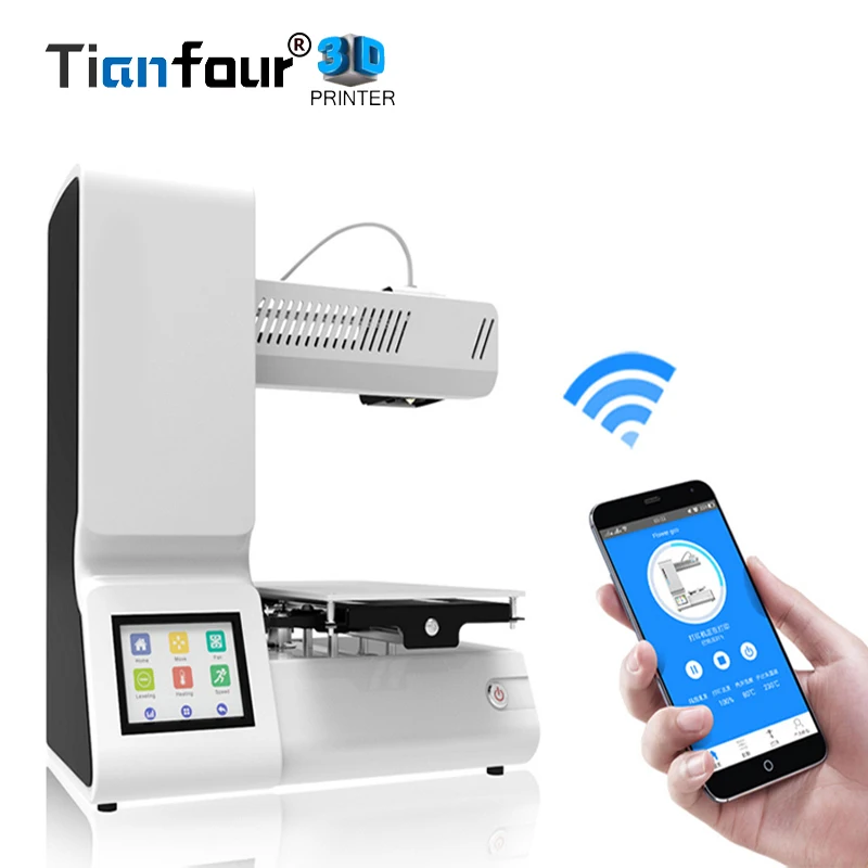 

Tianfour T130 Open Source High Precision 3D Printer Wifi Connectivity Full Color Touch Screen Printing precision 0.05mm