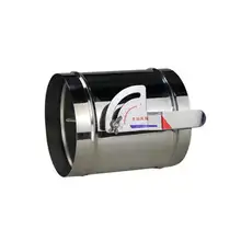 Калибр 80-300 мм нержавеющая сталь ручное управление воздушная Демпферная заслонка, ручная регулировка трубы демпфер, вентиляционные трубы клапан, J19049