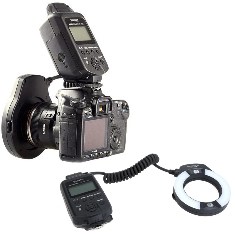 Кольцевая вспышка YONGNUO для камеры Canon EOS DSLR|Фотовспышки| |