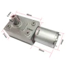 Bringsmart JGY-370 DC Worm Geared Motor 6V 12V 24V Self-lock Reversed Reducer Mini Reduction Box Low Speed Electric Motor ► Photo 1/6