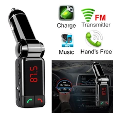 Автомобиль Bluetooth fm-передатчик Hands Free Bluetooth Car Kit MP3 аудио плеер Беспроводной модулятор USB Зарядное устройство BC06 для мобильного телефона