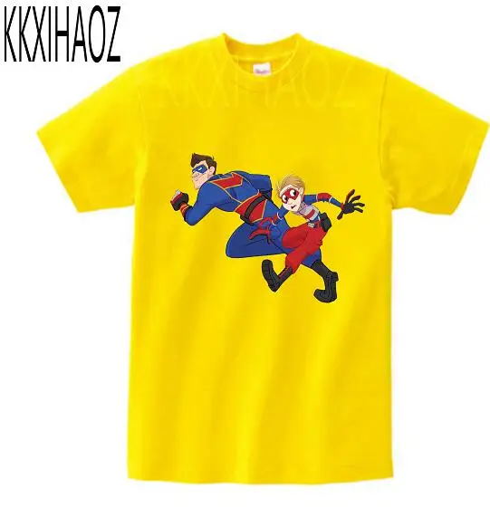 Игры Черепашки Ниндзя футболка ребенок опасность действий футболка мужская, с коротким рукавом Графический Футболка 100 летняя хлопковая Футболка с набивным рисунком - Цвет: yellow childreTshirt