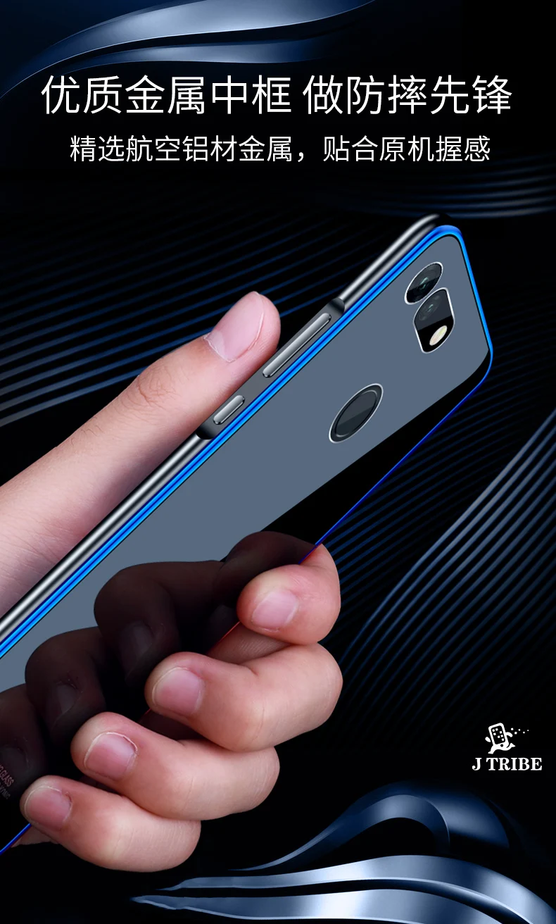 Для huawei honor View 20 V20 чехол Роскошный Алюминиевый металлический бампер для huawei honor V20 прозрачный стеклянный чехол для honor v20 чехол