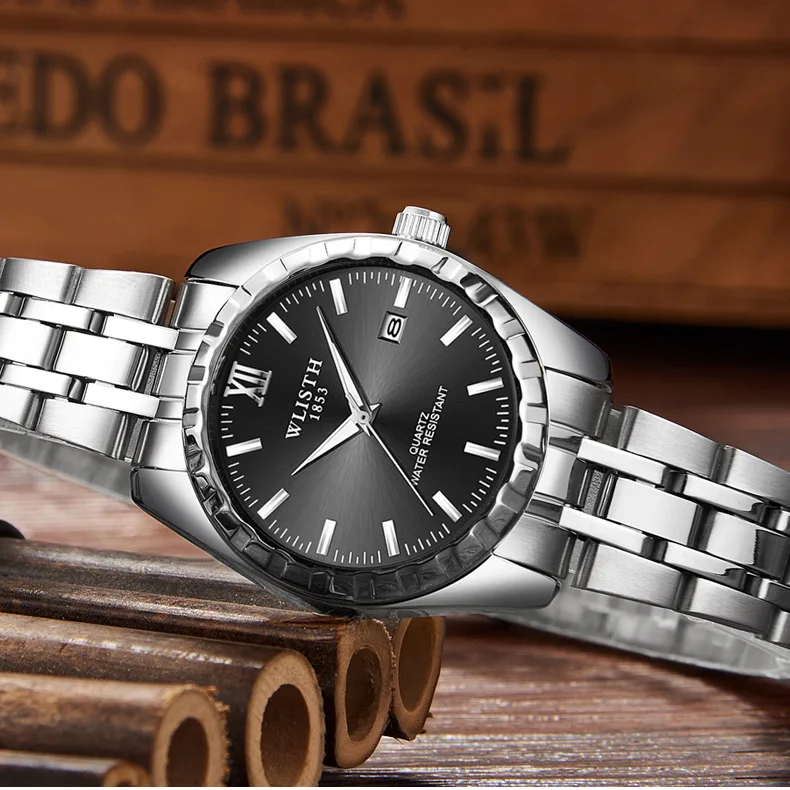 Homens Relógio de Quartzo Marca de Luxo