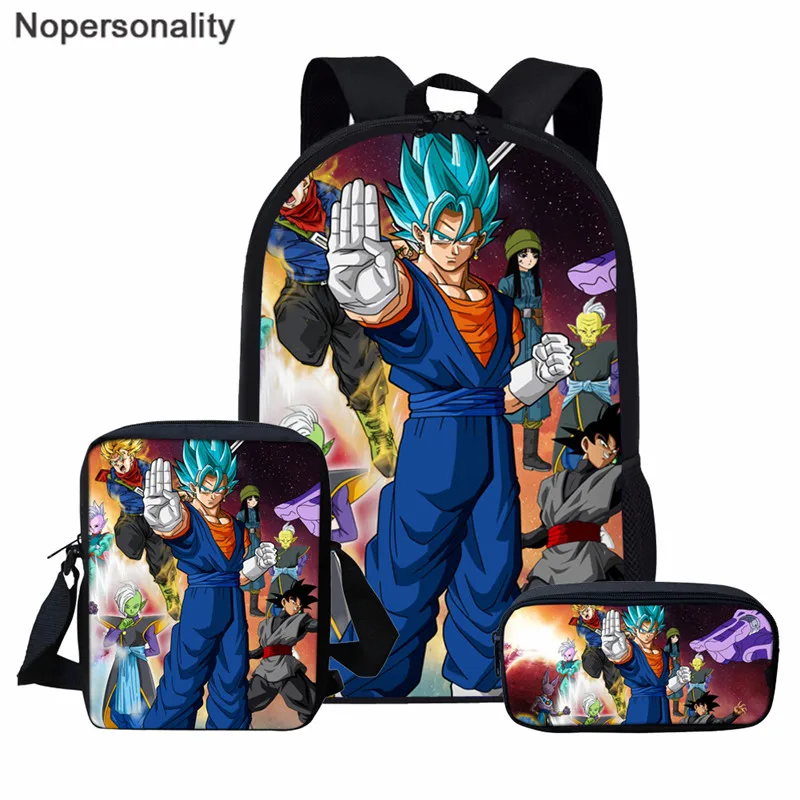 Школьная сумка Goku Z Vegeta, супер Saiyain, детский рюкзак для маленьких мальчиков и девочек, школьная сумка для подростков, Moachilas - Цвет: L5467CEK