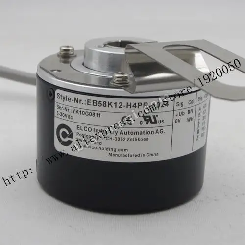 

EB58K12-H4PR-1024 Elco ELCO hollow shaft rotary encoder pulse 12mm1024