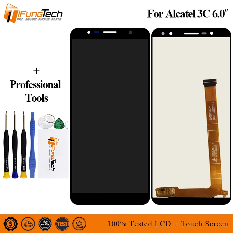 

For Alcatel 3C 5026 5026A 5026D OT5026 LCD Display Touch Screen Touch Panel Glass Sensor Digitizer Assembly