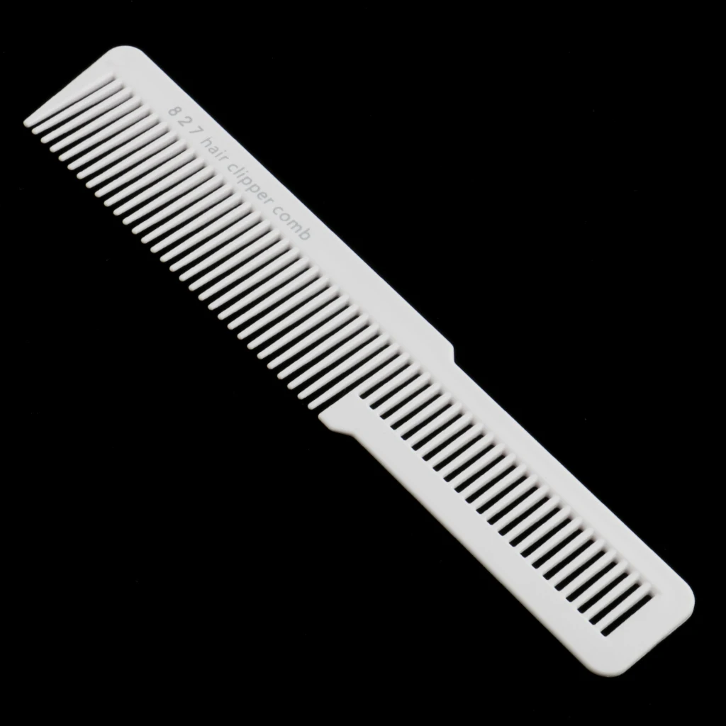 Plastic Barber Flat Top Hair Shampoo Detangler Hair Clipper Cutting Styling Comb Perfect for Both Salon & Barber & Personal Use