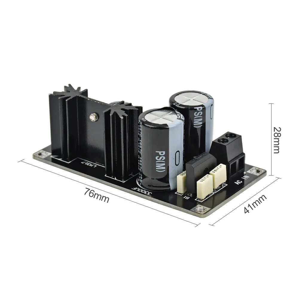 AIYIMA LM317 Adjustable Regulated Power Supply Board AC to DC Adjustable Linear Regulator With Rectifier Filter Board 4