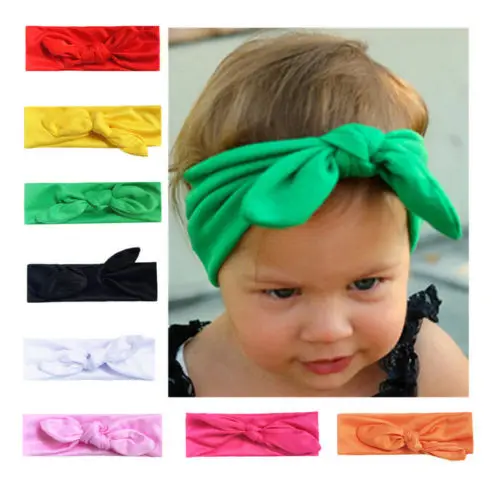 1pcs Cute Kids Girls Baby Toddler Flower Bow Headband Hair Band Headwear