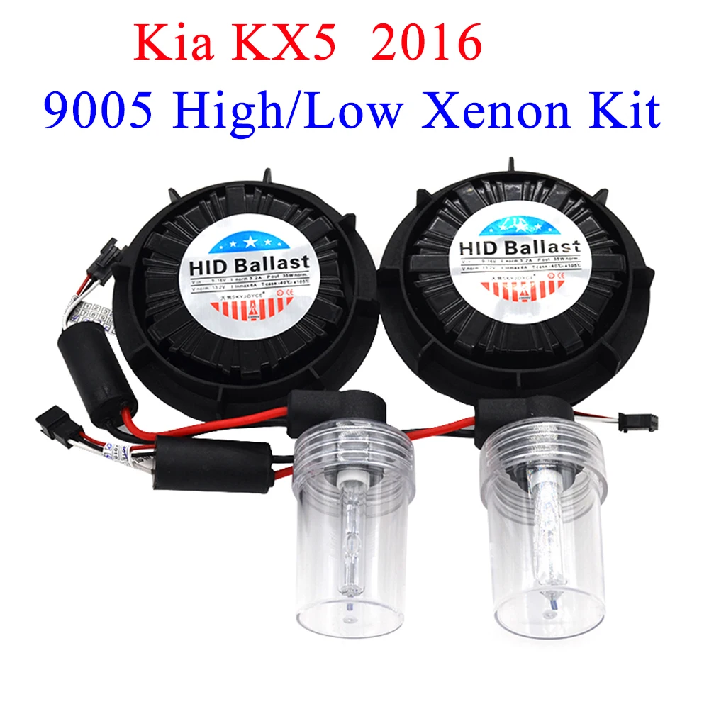 Автомобильная фара SKYJOYCE Xenon Kit 35W 6000K H7 9005 9012 все в одном Ближний/Дальний свет HID для