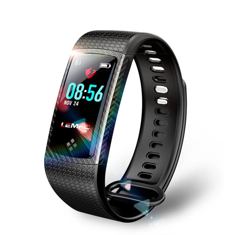 colorful smart bluetooth fitness tracker watch