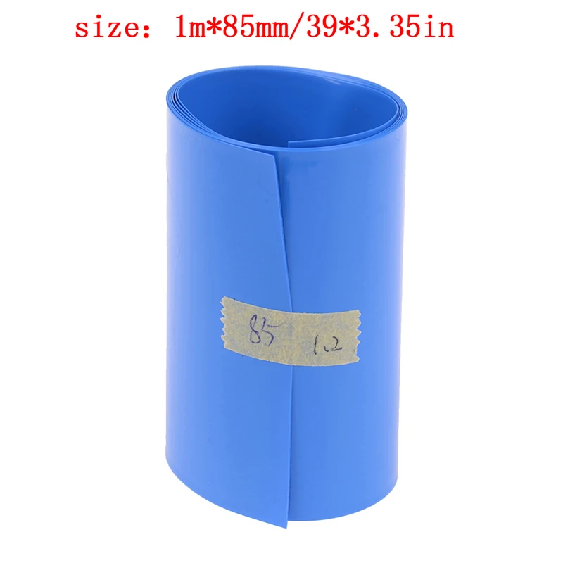 ПВХ усадочная пленка Tape30-85mm 18650 литиевая батарея термоусадочная трубка Li-Ion обёрточная бумага покрытие кожи рукава аксессуары - Цвет: 85mm