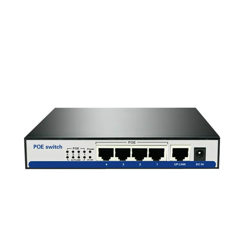 HY 10/100 Мбит/с rj45 коммутатор poe 802.3af 4 порт питания 15,5 Вт для камеры ip nvr ip-телефон протокол Wi-Fi точка доступа 4-портовый коммутатор питания через Ethernet - Цвет: 5 Port POE