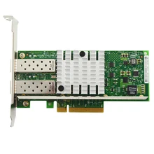 Para 10G Dual Port Adaptador de Servidor Ethernet PCIe X520-DA2 82599ES E10G42BTDA Frete Grátis
