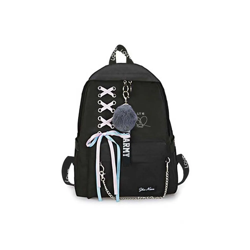 Новая kpop Bangtan JUNGKOOK suga v jin RM JIMIN же Студенческая крутая дорожная сумка для покупок рюкзак Harajuku Холщовая Сумка для книг - Цвет: 1-4