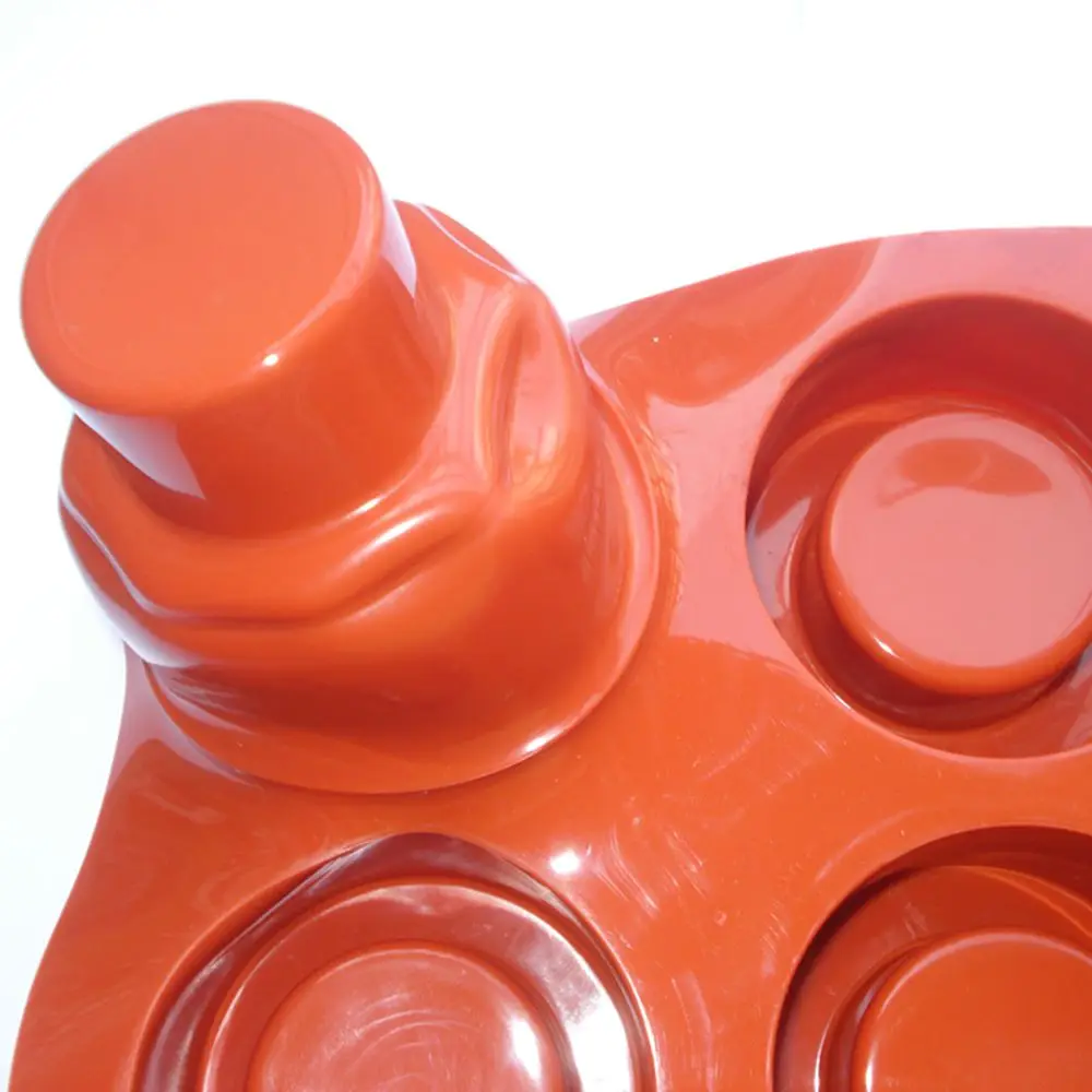 Форма для выпечки 6 отверстий силиконовая антипригарная|cake mould|muffin cupssilicone mold |