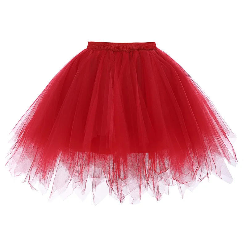 Kate Kasin Tulle Tutu Skirt White Black Red Slips Crinoline Rockabilly Petticoat Underskirt Full Slip Lady Inner For Bridal Gown Kate Kasin Tulle Tutu Skirt White Black Red Slips Crinoline Rockabilly Petticoat Underskirt Full Slip Lady Inner For Bridal Gown