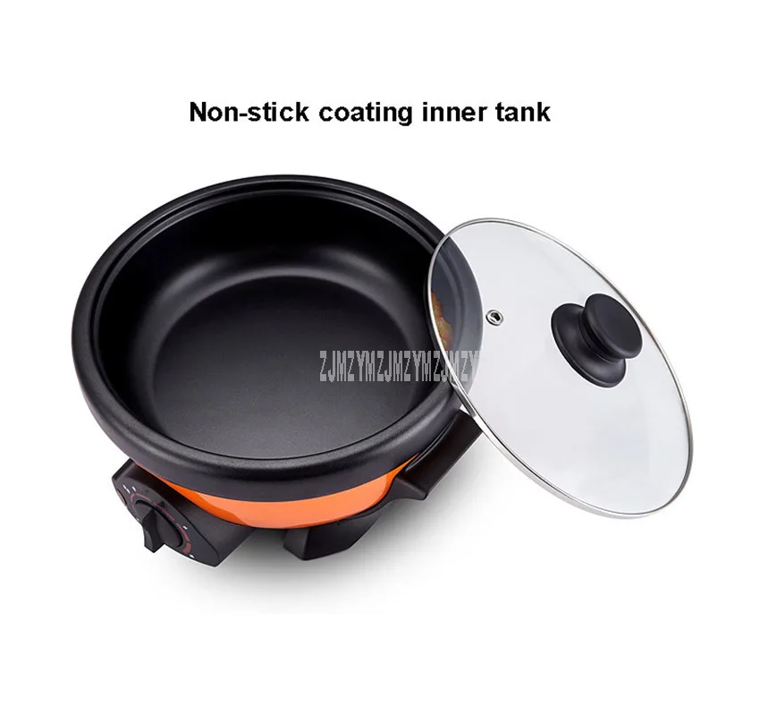 2.5L Electric Hot Pot Multi Cooker Household Pot Separatable Non-stick Coating Electric Cooking Machine Stewing Hotpot Cooker