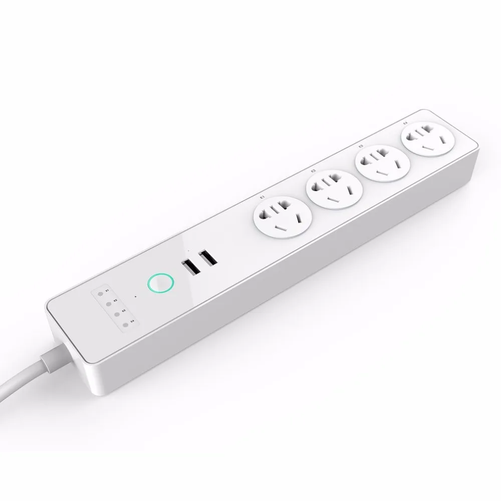 

Wifi Intelligent APP Remote Control Socket AU Plug Alexa Voice Control Timing Switch Smart Separate Control Socket