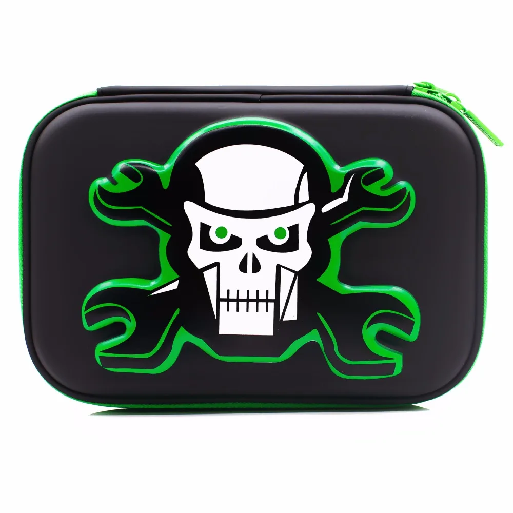 skull pencil case