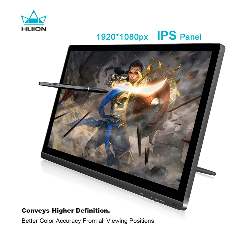 Графический планшет HUION KAMVAS GT 191|ips monitor|interactive pen displaydisplay monitor |
