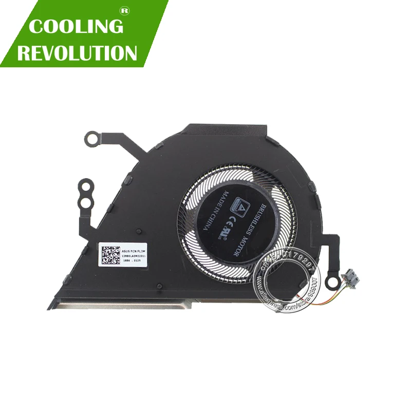 Ventilador de Refrigeração da Cpu Original para Asus Novo 5v0. 5a Dfs5k121154912 Y406 Y406u 13nb0la0m02011 Fl3m - Imagem 2