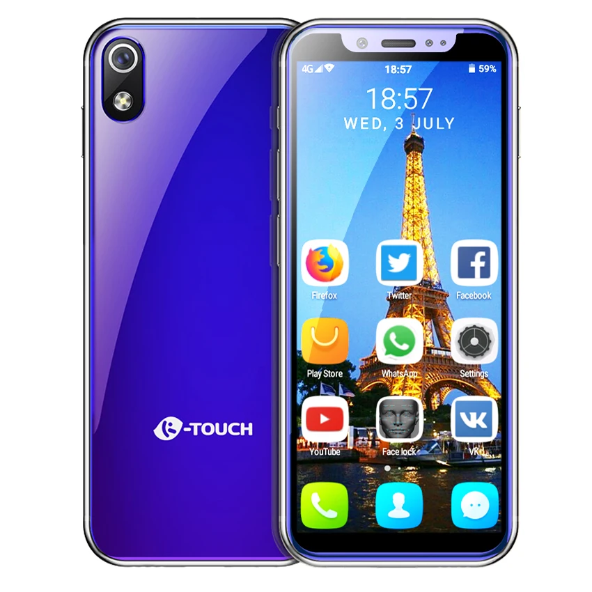  Support Google play MTK6580 Quad Core android 8.1 3G smartphone 3.5