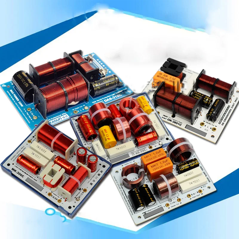 

1 PCS HiFi Audio Speaker 3 Unit Audio Frequency Divider Treble Midrange Bass 3 Way Crossover Filters 160W 180W 200W 320W