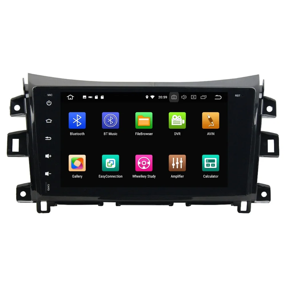 Discount 4GB RAM Octa Core 2 din 9" Android 8.0 Car multimedia DVD Player for Nissan Navara 2016 Radio GPS Bluetooth 4G WIFI TV 32GB ROM 1