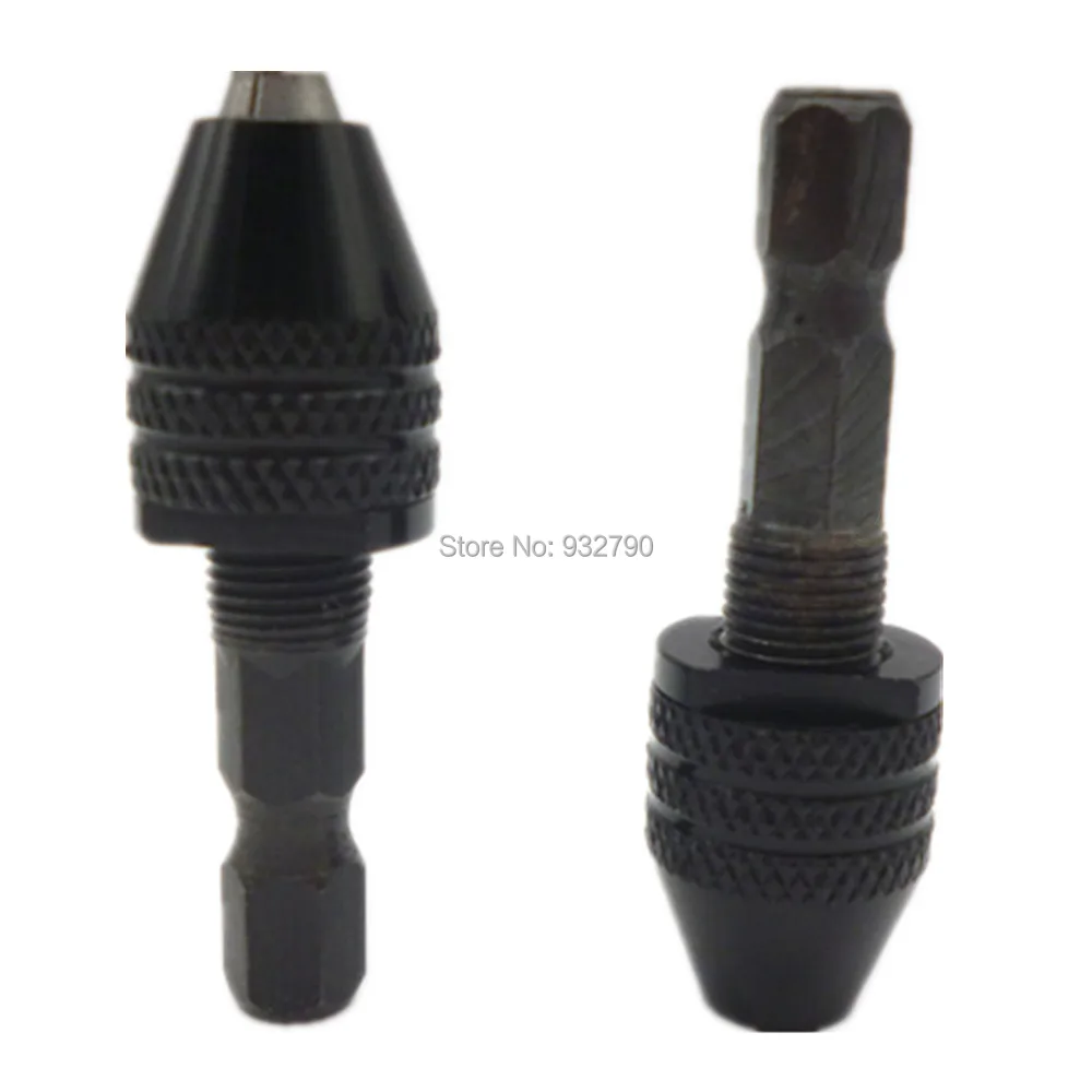 Keyless Drill Chuck Screwdriver Impact Driver Adaptor  Hex Shank Drills