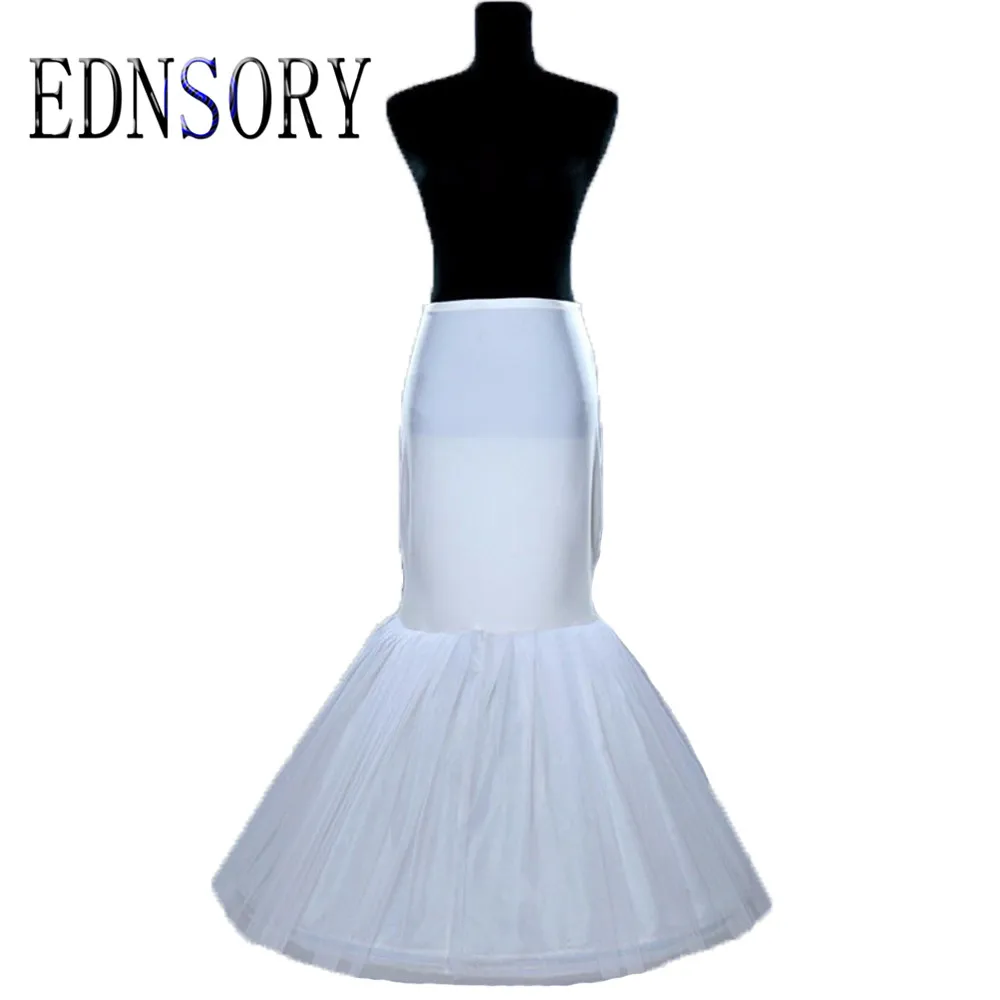 Hot Sale Edge 1 Hoop Petticoat Underskirt For Mermaid Wedding Dress