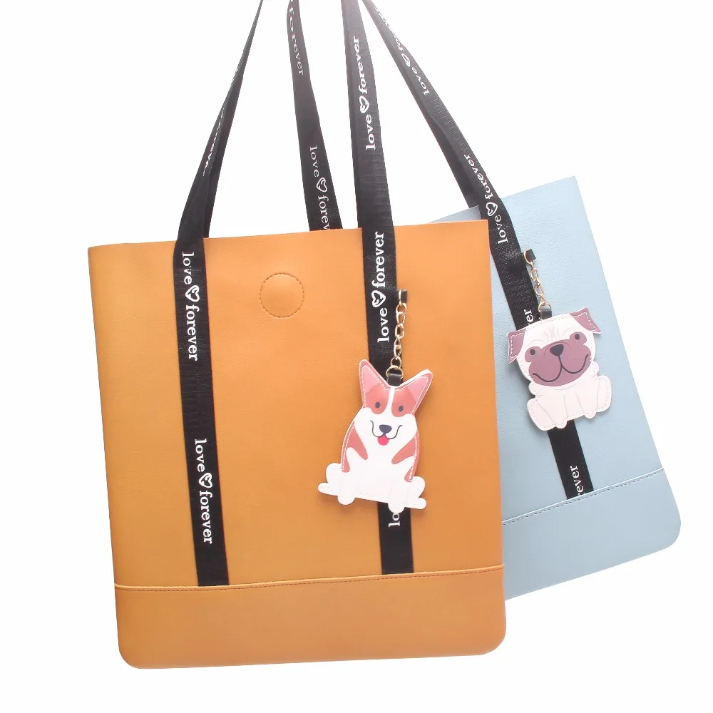 

Daenerys 2018 Womens Handbags Female Leather Shoulder Bag Clutch Large Messenger Bag Big Purse Cute Dog Lovely Girls Kid
