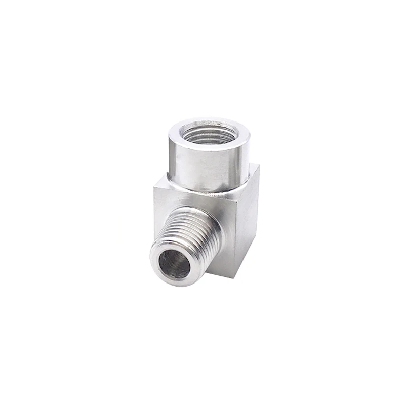 304 нержавеющая сталь 1/4 &quotBSP Женский x 1/4&quot BSP Мужская резьба 90 градусов колено
