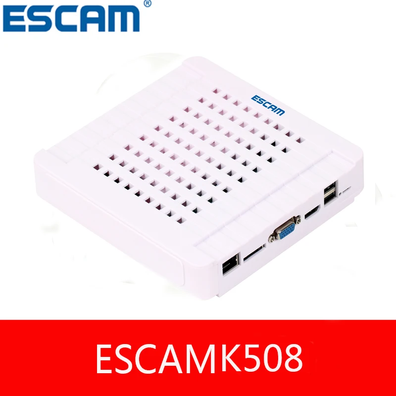 Escam K508 HD Mini NVR 8 КАНАЛЬНЫЙ H.264 HDMI/VGA Видео Выход Поддержка Onvif P2P Cloud Network Preview