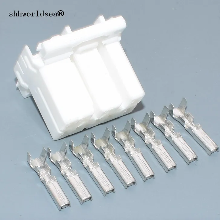 

Shhworldsea 2/100Sets auto 8 pin 1.8mm plastic housing plug wiring harness female connector plug 173850-1