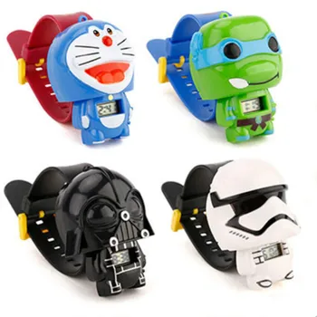 

N0009 Kids Watches Nijago Hulkbuster Iron Man Spiderman Toy for Children Watch Girl Boy