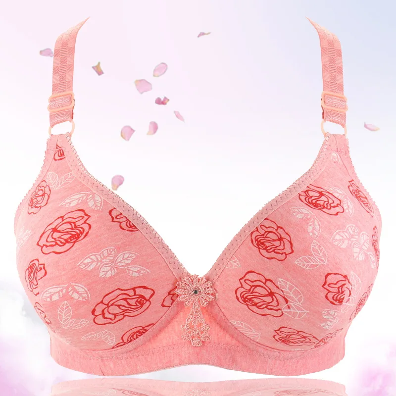 Goedkoop Plus Size 36 42 Vrouwen Bras Push Up Bh Vrouwelijke Comfortabele Draadloze Bras Dames Sexy Lingerie Grote Maat beha 0002