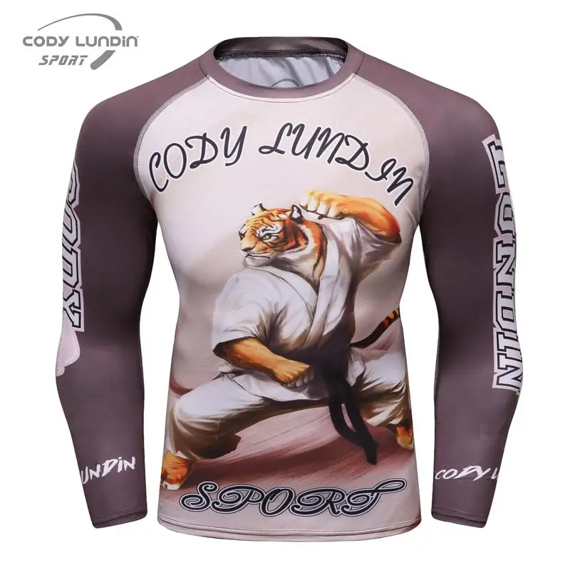 3D Rashguard брендовая одежда компрессионная рубашка быстросохнущая для фитнеса
