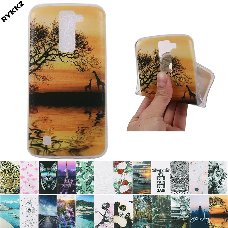 

TPU Case For LG K10 K 10 2016 Lte K410 K420N K430 K430DS Silicon Soft Back Cover case for LGK10 LGK430 silicagel phone cover