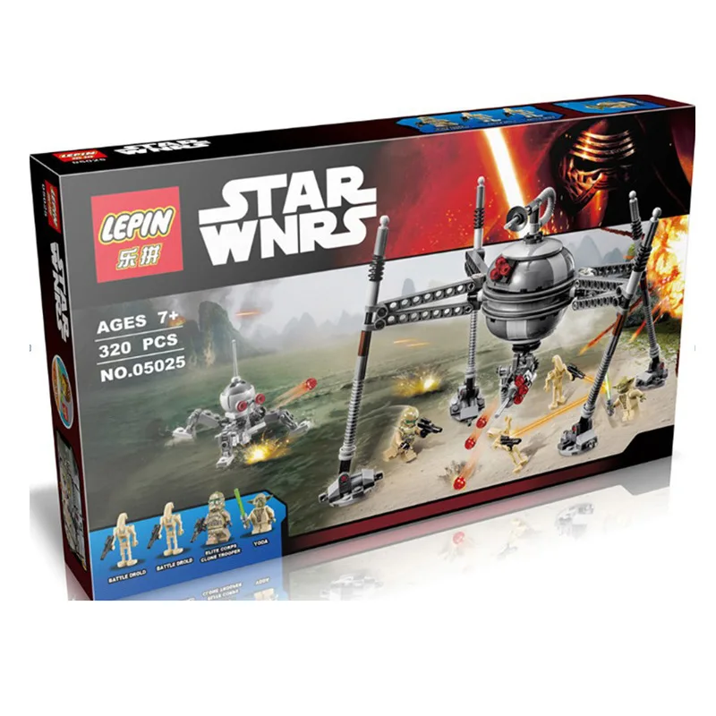 new font b lepin b font new Star Wars building blocks bricks assembled track guided robot