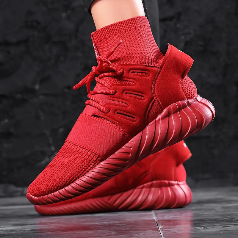 Модные уличные черный серый Красный Высокий Верх 350 Boost V2 спортивные туфли для Для