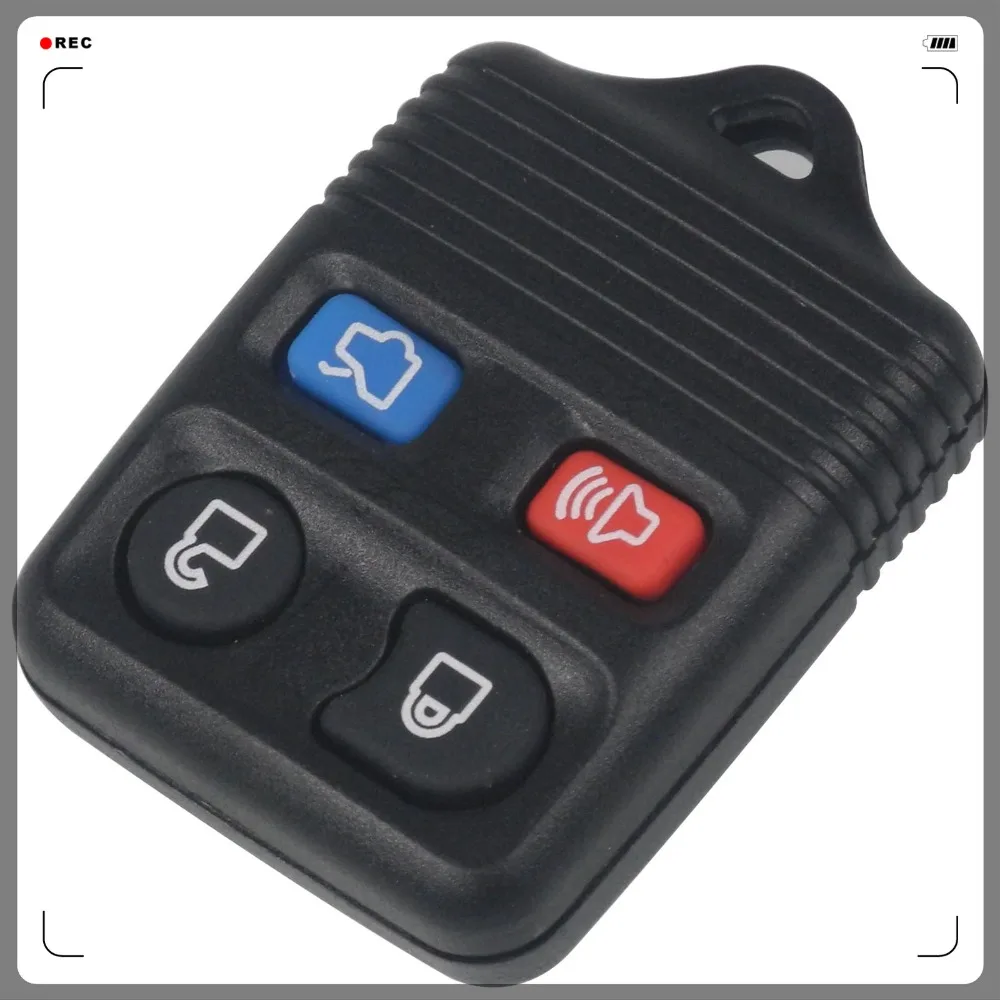 

jingyuqin 4 Buttons Remote Key Shell Case Fob Cover For Ford Mustang Focus Lincoln LS Town Car Mercury Grand Marquis Sable